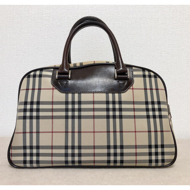 BURBERRY(バーバリー)の希少 美品【BURBERRY】 本革　ミニボストン  レザー レディースのバッグ(ボストンバッグ)の商品写真