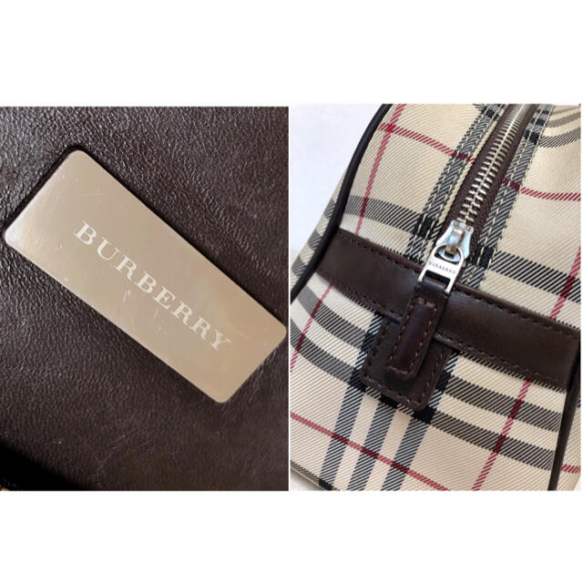 BURBERRY(バーバリー)の希少 美品【BURBERRY】 本革　ミニボストン  レザー レディースのバッグ(ボストンバッグ)の商品写真