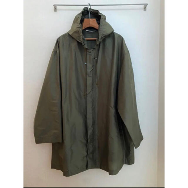 AURALEE オーラリー SILK HOODED COAT オリーブ　サイズ3