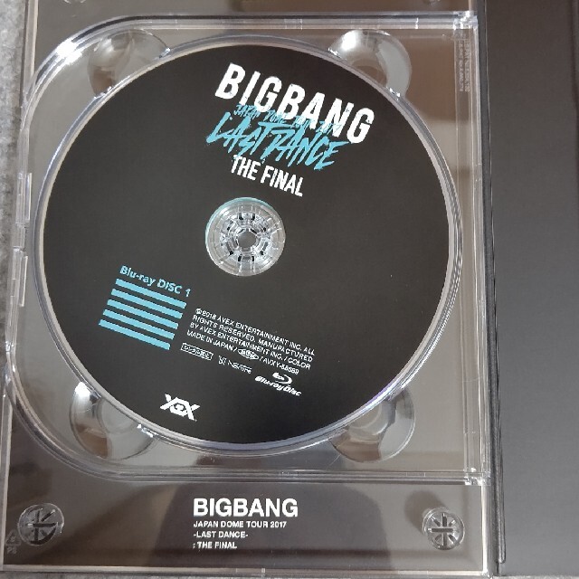 BIGBANG(ビッグバン)のBIGBANG JAPAN DOME TOUR 2017 LAST DANCE エンタメ/ホビーのDVD/ブルーレイ(ミュージック)の商品写真