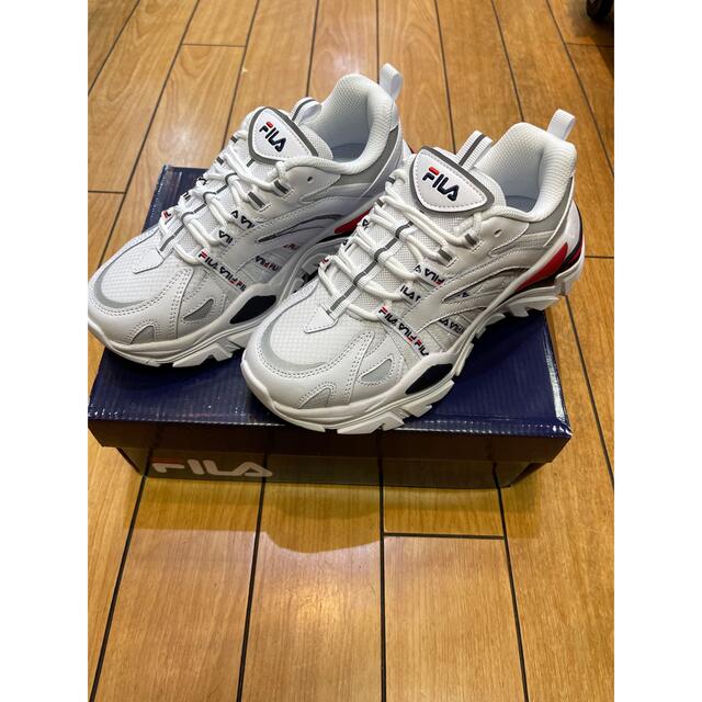 FILA フィラ 26cm ベージュ 厚底スニーカー エレクトローブ レディース