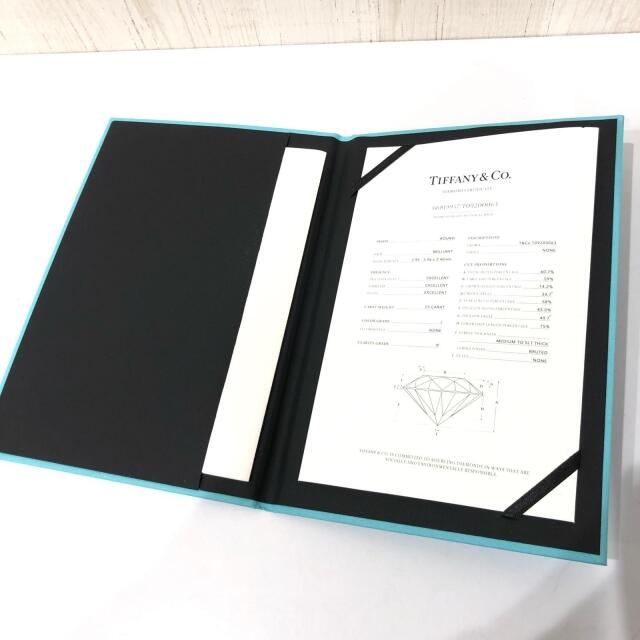 Tiffany & Co.(ティファニー)の☆ティファニー PT950 プラチナ ソリテール ダイヤモンド ネックレス レディースのアクセサリー(ネックレス)の商品写真
