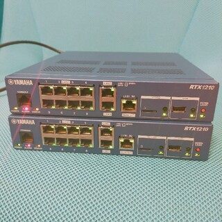 ヤマハ(ヤマハ)のYAMAHA　VPNルーター　RTX1210 2台(PC周辺機器)