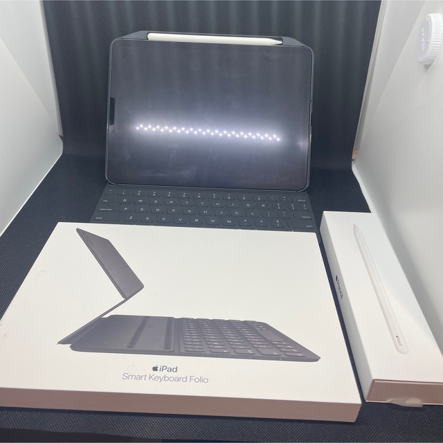 3点セットipad　pro(2021 256 セルラー）ペン　キーボードバラ可