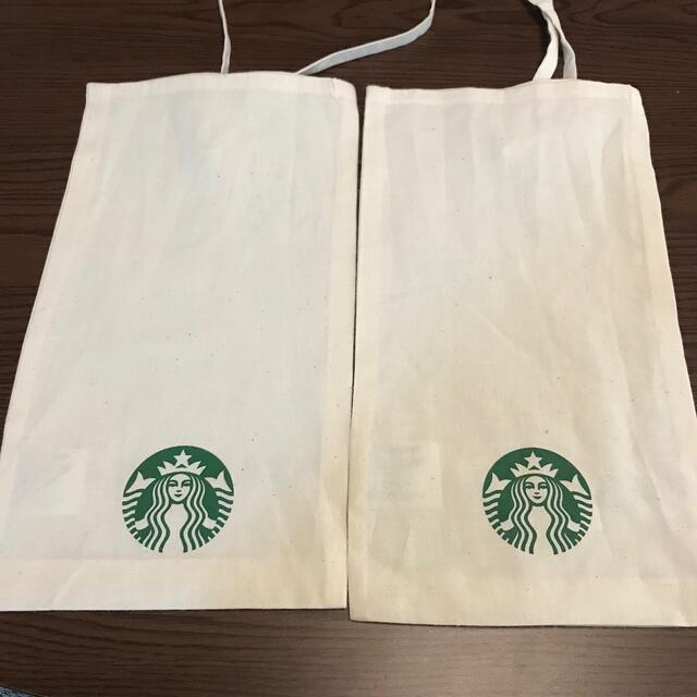 Starbucks Coffee(スターバックスコーヒー)のけーこ74様専用　スターバックス　ギフト巾着袋　美品　スタバ レディースのバッグ(ショップ袋)の商品写真