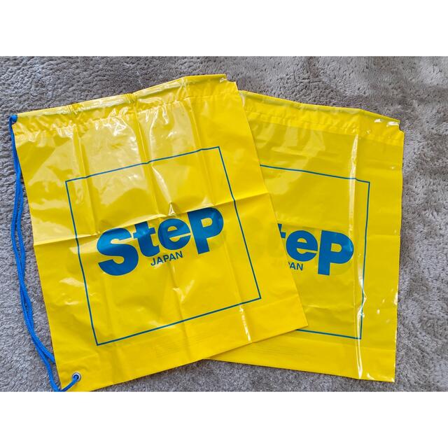 ステップジャパン ビニール リュック ナップザック 2枚セット メンズのバッグ(バッグパック/リュック)の商品写真