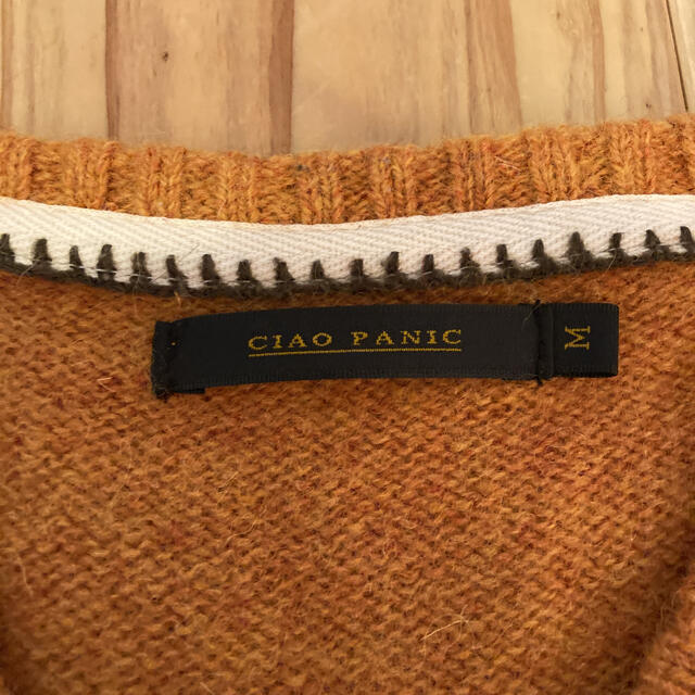 Ciaopanic(チャオパニック)のチャオパニック　オレンジ　イエロー　ニット セーター メンズのトップス(ニット/セーター)の商品写真