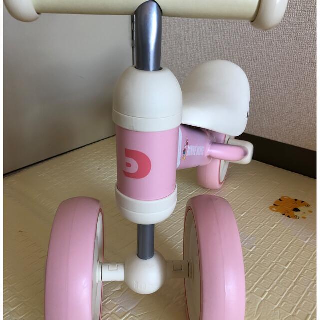 ides(アイデス)のD-bike mini ミニー　ピンク キッズ/ベビー/マタニティの外出/移動用品(三輪車)の商品写真
