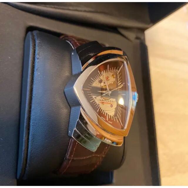 公式の  Hamilton - クリア H245150 オートマチック ベンチュラ HAMILTON 人気品！ 腕時計(アナログ)