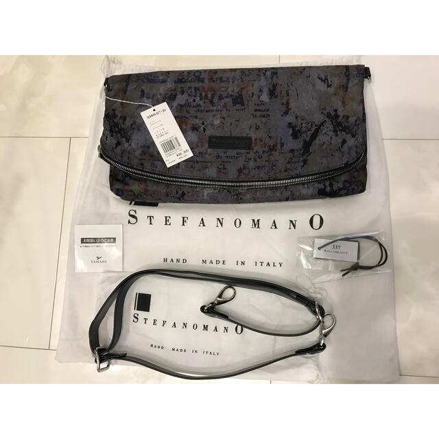 新品 Stefano manO ステファノマーノ ボディバッグ 約半額 未使用