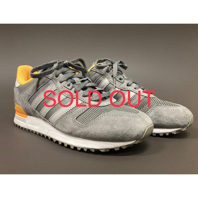 adidas - アディダス オリジナルス ZX 700 グレー/イエロー 25.5 adidas - アディダス オリジナルス ZX 700 グレー/イエロー 25.5