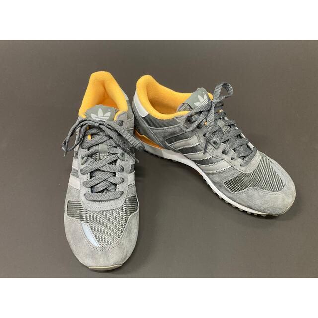adidas - アディダス オリジナルス ZX 700 グレー/イエロー 25.5 adidas - アディダス オリジナルス ZX 700 グレー/イエロー 25.5