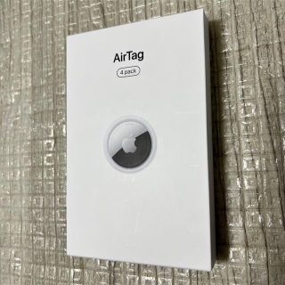 アップル(Apple)の未開封品！ Apple AirTag アップル エアタグ ホワイト シルバー 白(その他)