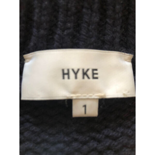 HYKE(ハイク)のLee様専用　　HYKE  バックスリット ローゲージ ニットワンピース  レディースのワンピース(ひざ丈ワンピース)の商品写真