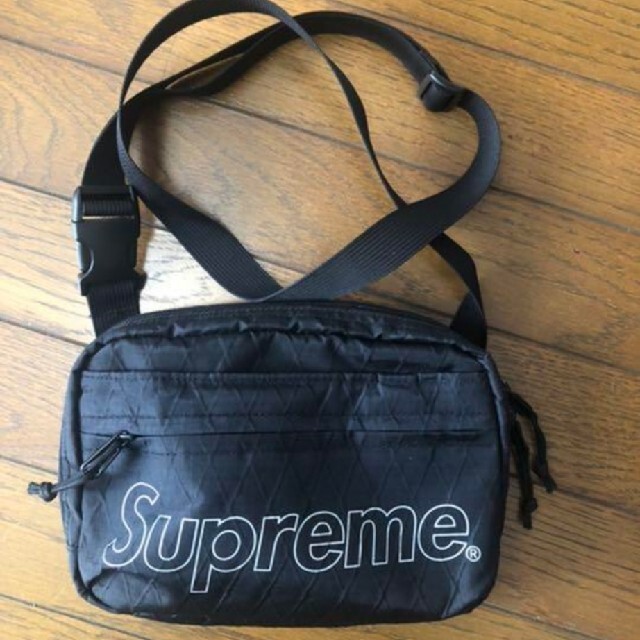 supreme 2018aw shoulder bag black