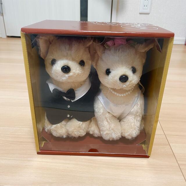 チワワ　ウェルカムスペース　結婚式　ぬいぐるみ ハンドメイドのウェディング(ウェルカムボード)の商品写真