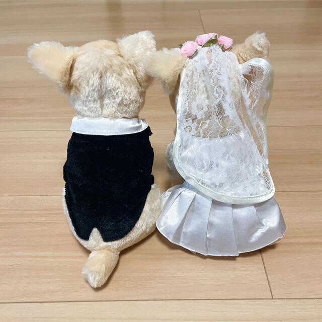 チワワ　ウェルカムスペース　結婚式　ぬいぐるみ ハンドメイドのウェディング(ウェルカムボード)の商品写真