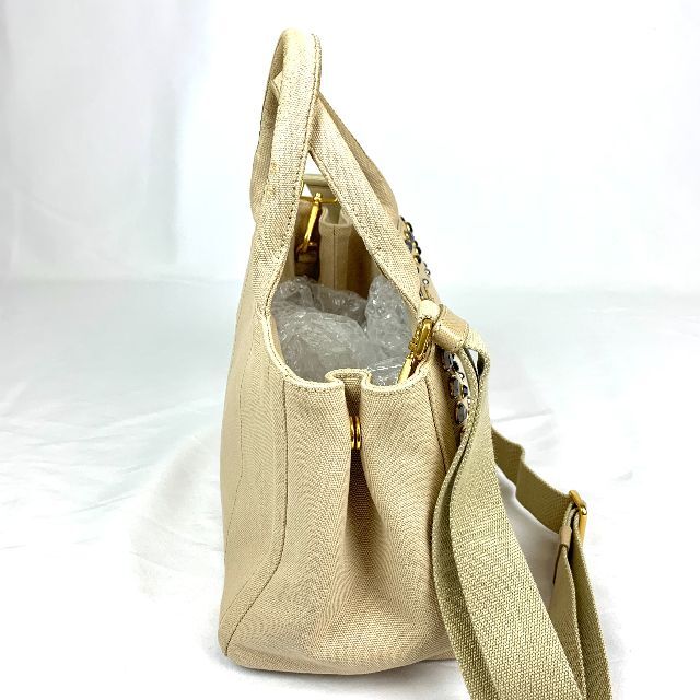 PRADA(プラダ)のPRADA カナパ　２WAY ビジュー　バッグ レディースのバッグ(ショルダーバッグ)の商品写真