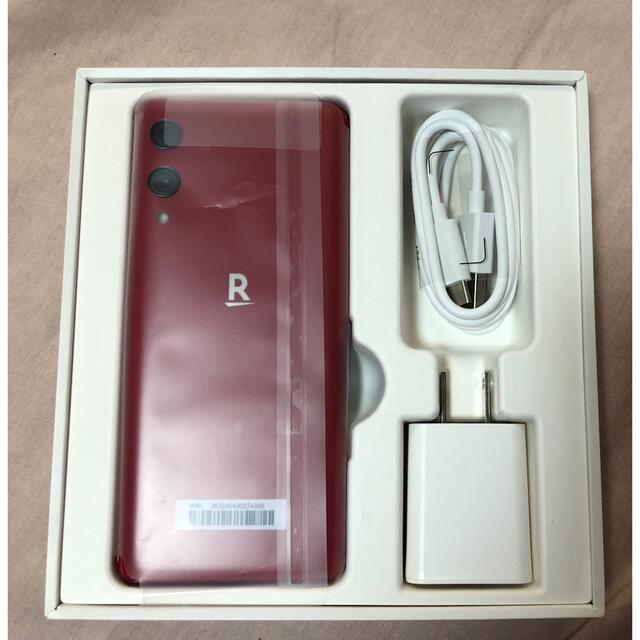 Rakuten(ラクテン)の楽天モバイル Rakuten hand P710 レッド スマホ/家電/カメラのスマートフォン/携帯電話(スマートフォン本体)の商品写真