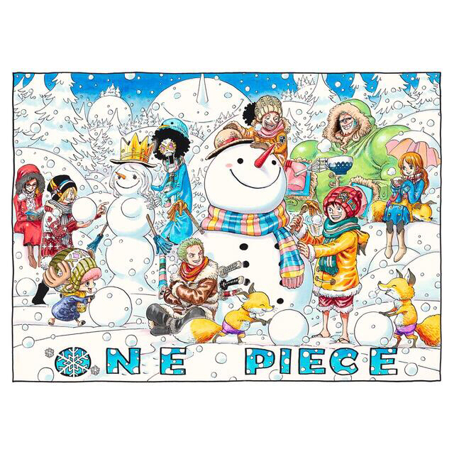 A1A2枚数【世界限定10部】ONE PIECE マンガアート NFT 雪だるま  集英社