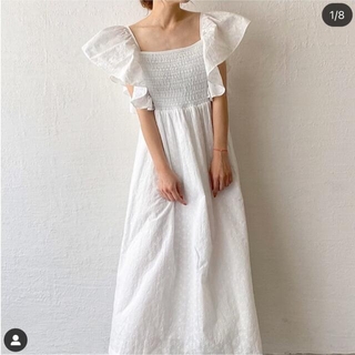 howdy eyelet lace gather op.(ロングワンピース/マキシワンピース)