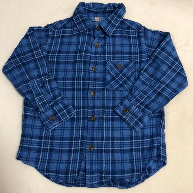 ❁⃘*.ﾟUNIQLO ユニクロ 長袖 シャツ 110 キッズ/ベビー/マタニティのキッズ服男の子用(90cm~)(その他)の商品写真