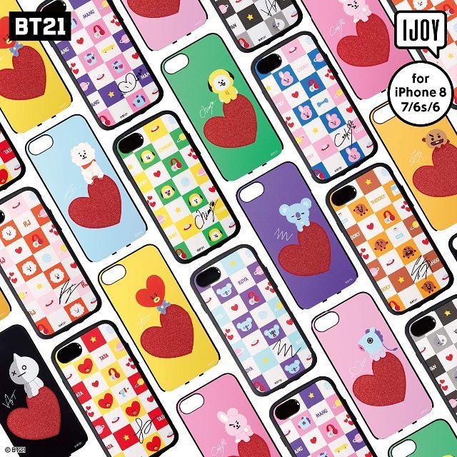 BT21 IJOY KOYA ナムジュン iPhoneSE2/8/7/6s/6  スマホ/家電/カメラのスマホアクセサリー(iPhoneケース)の商品写真