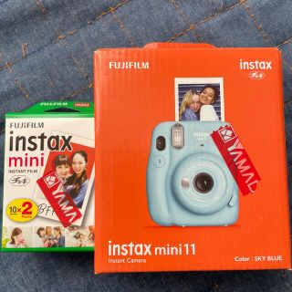 フジフイルム(富士フイルム)のFUJI FILM INSTAX MINI 11 SKY BLUE インスタント(フィルムカメラ)