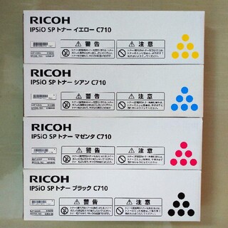 リコー(RICOH)の純正品 RICOH リコー IPSiO SPトナー C710 BK/C/M/Y(PC周辺機器)