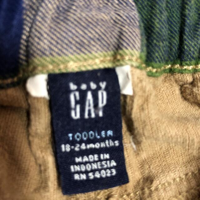 ❁⃘*.ﾟbabyGAP ベビーギャップ コーデュロイ ズボン 90 キッズ/ベビー/マタニティのキッズ服男の子用(90cm~)(パンツ/スパッツ)の商品写真