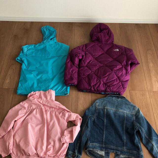 THE NORTH FACE(ザノースフェイス)の女の子服まとめて10着(およそ110-130) キッズ/ベビー/マタニティのキッズ服女の子用(90cm~)(ジャケット/上着)の商品写真