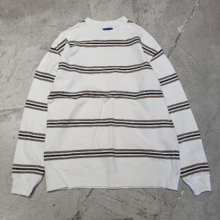 ビームス(BEAMS)の20ss BEAMS ビームス ボーダー イージー スウェット(スウェット)