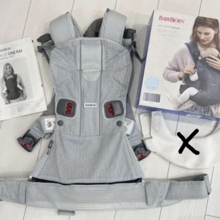 ベビービョルン(BABYBJORN)の値下げ☆美品☆ベビービョルン ONE KAI AIR  抱っこ紐  シルバー(抱っこひも/おんぶひも)