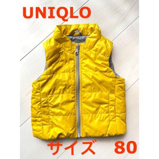 ユニクロ(UNIQLO)のユニクロ　UNIQLO ダウンベスト   サイズ 80(ジャケット/コート)