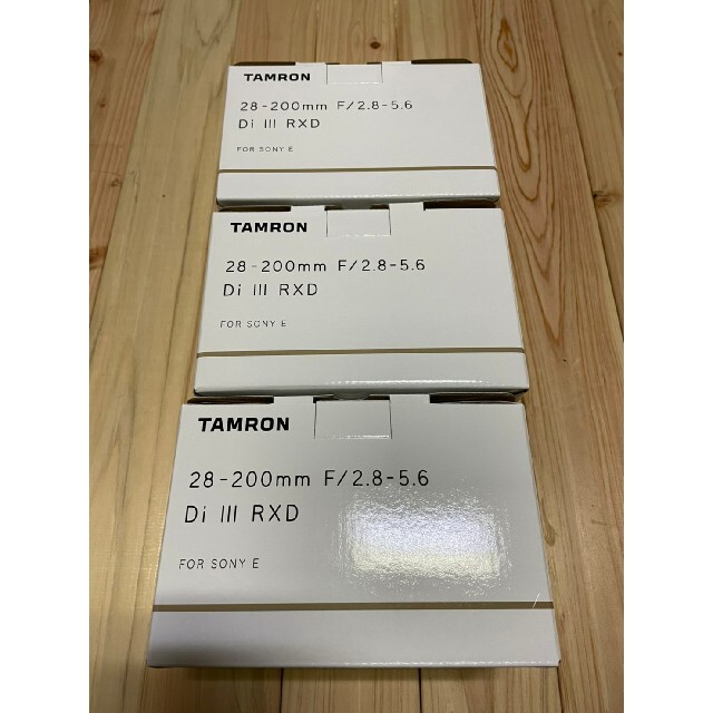 レンズ(ズーム)[新品送料無料] 3台TAMRON 28-200mm (Model A071)