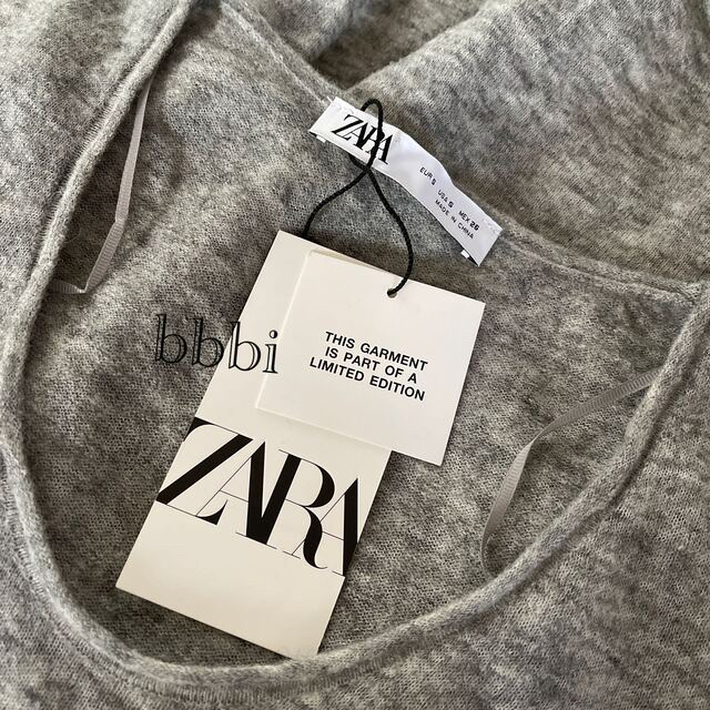 ZARA アルパカウールワンピース　Sサイズニットワンピース　ワンピース