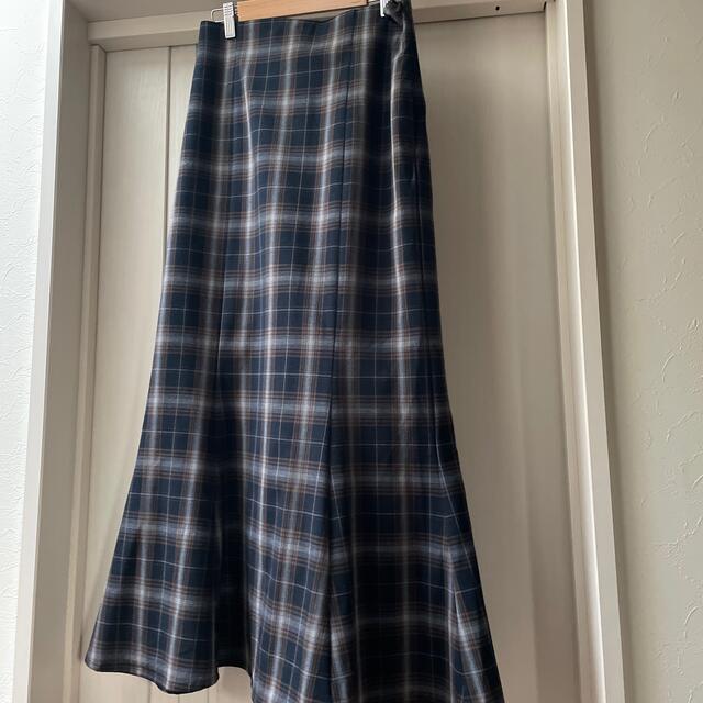 LOWRYS FARM(ローリーズファーム)のローリーズファームのマーメイドチェックスカートL レディースのスカート(ロングスカート)の商品写真
