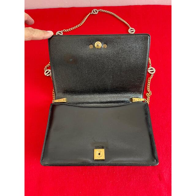 ディオール クリスチャン チェーンショルダーバッグ 黒 正規品 IghiH
