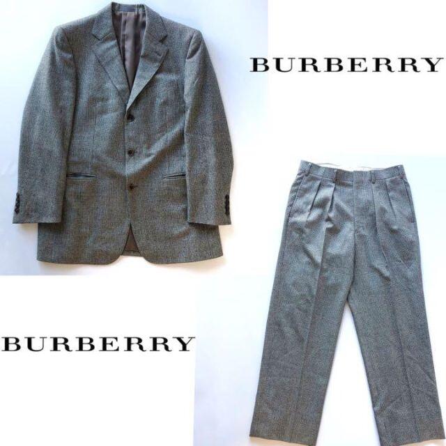 美品 千鳥格子 Burberry バーバリー チェック セットアップ カシミア