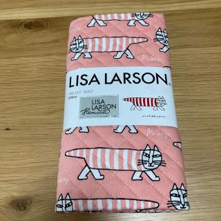 リサラーソン(Lisa Larson)のリサラーソン キルティング生地 ハギレ ピンク マイキー 50cm(生地/糸)