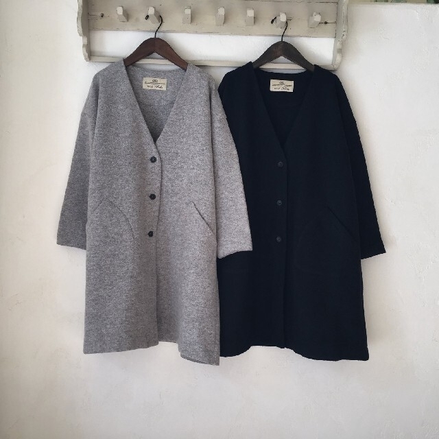 nest Robe - ネストローブ♡ウールロングカーディガンの通販 by ぽん