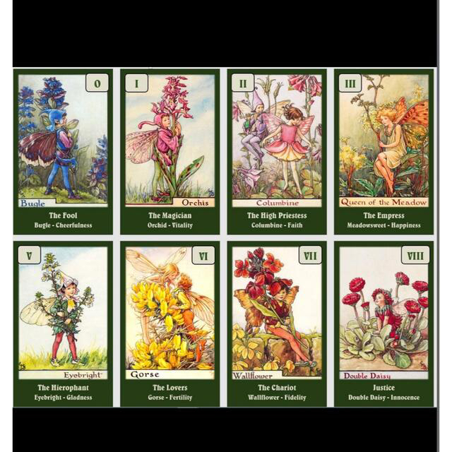 フラワーフェアリータロット　Flower Fairies Tarot deck