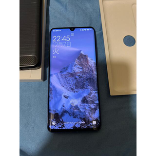 Xiaomi Mi note 10Lite 128gb パープル simフリー(スマートフォン本体)