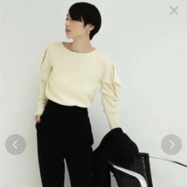 ANTI(アンチ)のANT SHOULDER DRAPE KNIT TOPS レディースのトップス(ニット/セーター)の商品写真