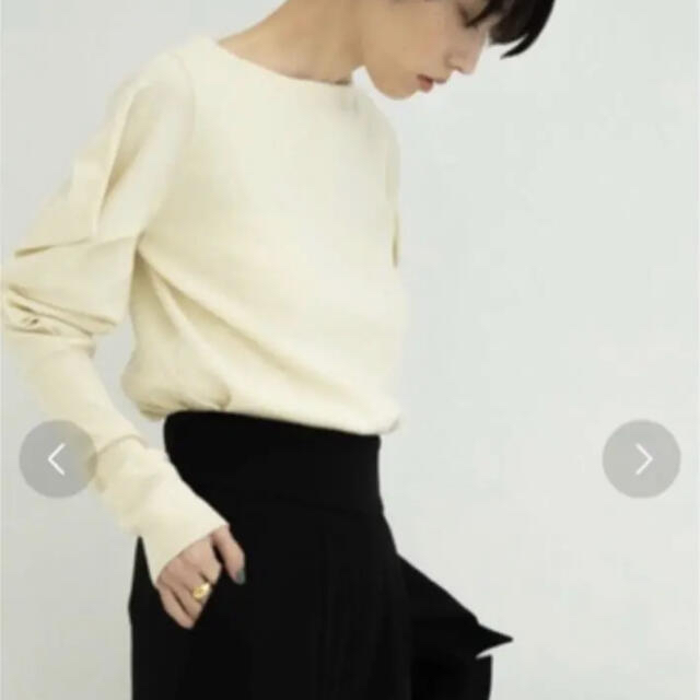 ANTI(アンチ)のANT SHOULDER DRAPE KNIT TOPS レディースのトップス(ニット/セーター)の商品写真