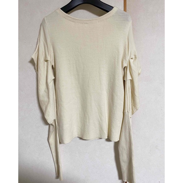 ANTI(アンチ)のANT SHOULDER DRAPE KNIT TOPS レディースのトップス(ニット/セーター)の商品写真