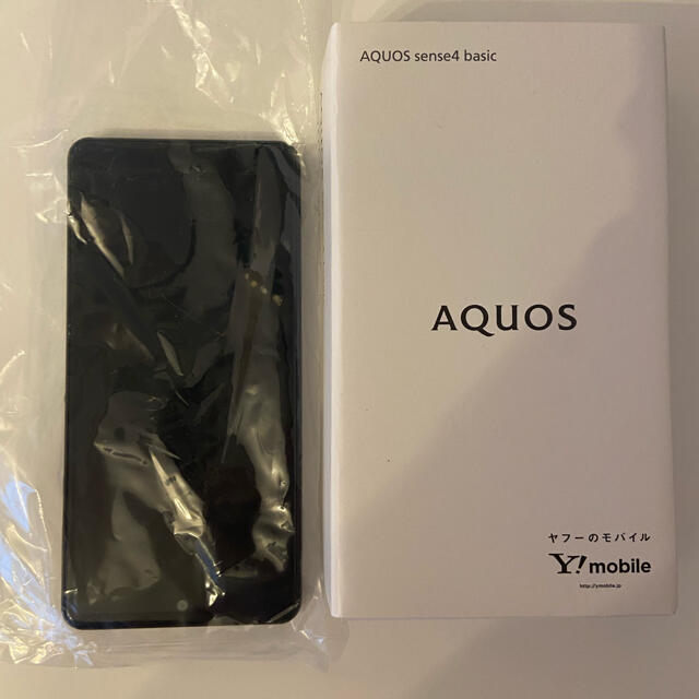 AQUOS(アクオス)のSHARP AQUOS sense4 basic simフリー スマホ/家電/カメラのスマートフォン/携帯電話(スマートフォン本体)の商品写真