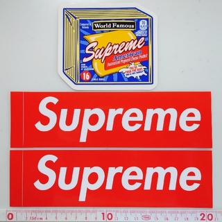 シュプリーム(Supreme)のシュプリーム ステッカー 正規品 3枚 チーズ 19AW boxlogo(その他)