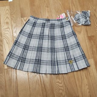 ピンクラテ(PINK-latte)の新品☆ピンクラテ・PINKlatte☆卒服・スカート&リボンセット（サイズXS）(ドレス/フォーマル)