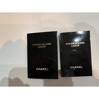 シャネル(CHANEL)のCHANEL ROUGE ALLURE LAQUE サンプルセット(リップグロス)